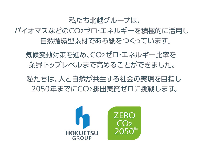 北越グループゼロCO2 2050