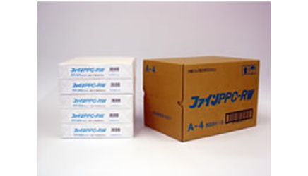 段ボール箱に入ったファインPPC-RWの写真